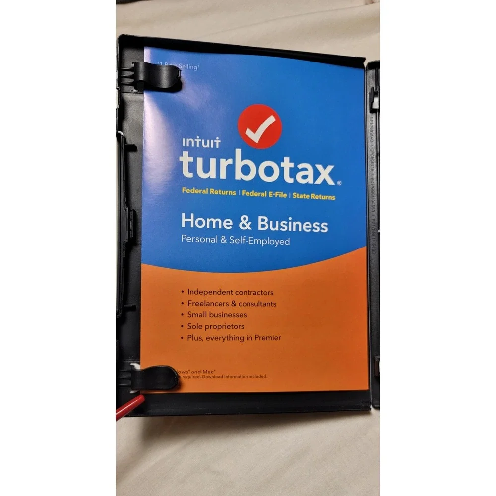 2017 TurboTax Home & Business federal e-file & state tax return for PC & Mac CD